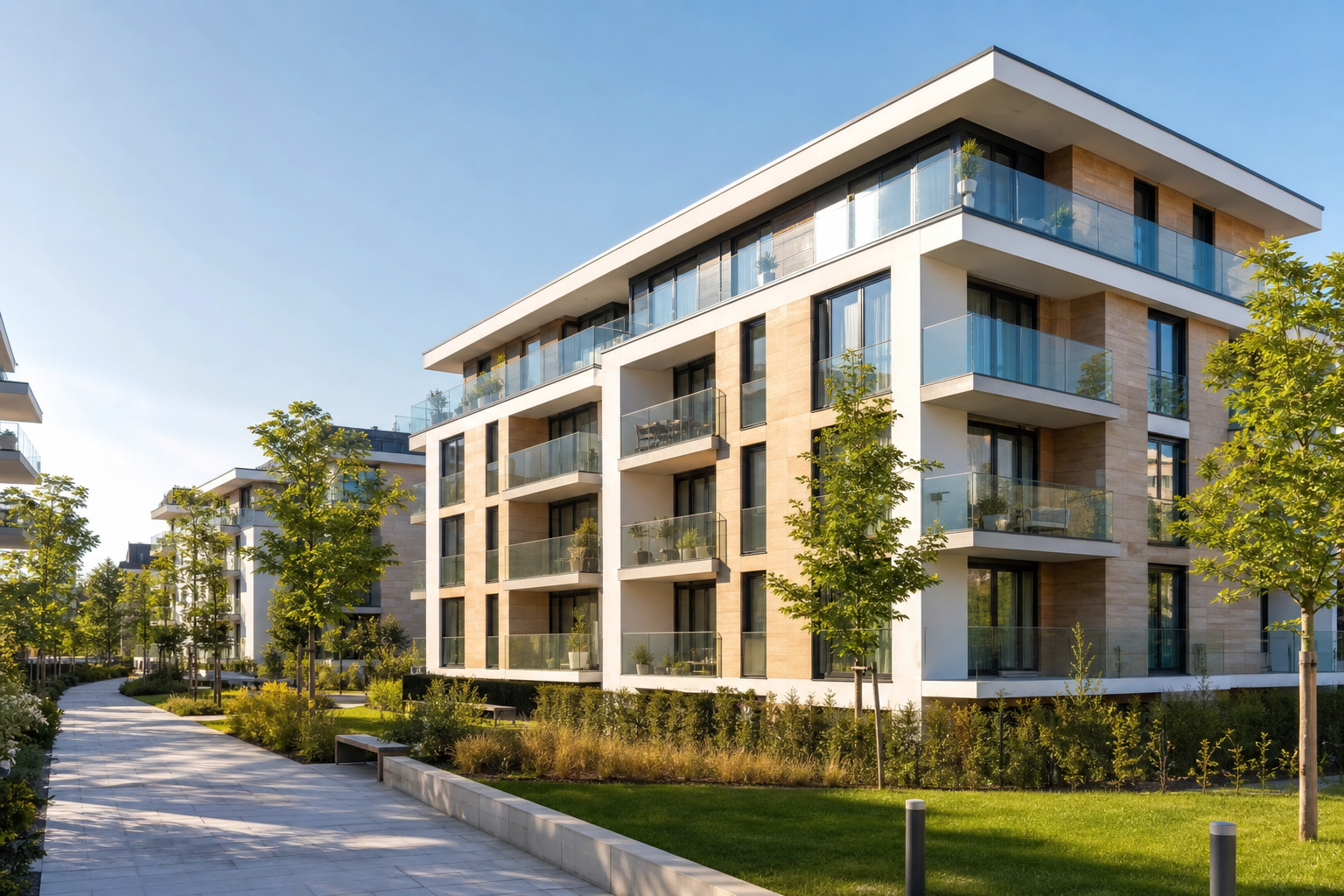Moderní rezidenční developerský projekt